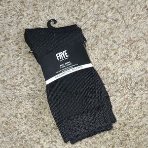 Frye Classic Black Cashmere Blend Socks 2 Pack
